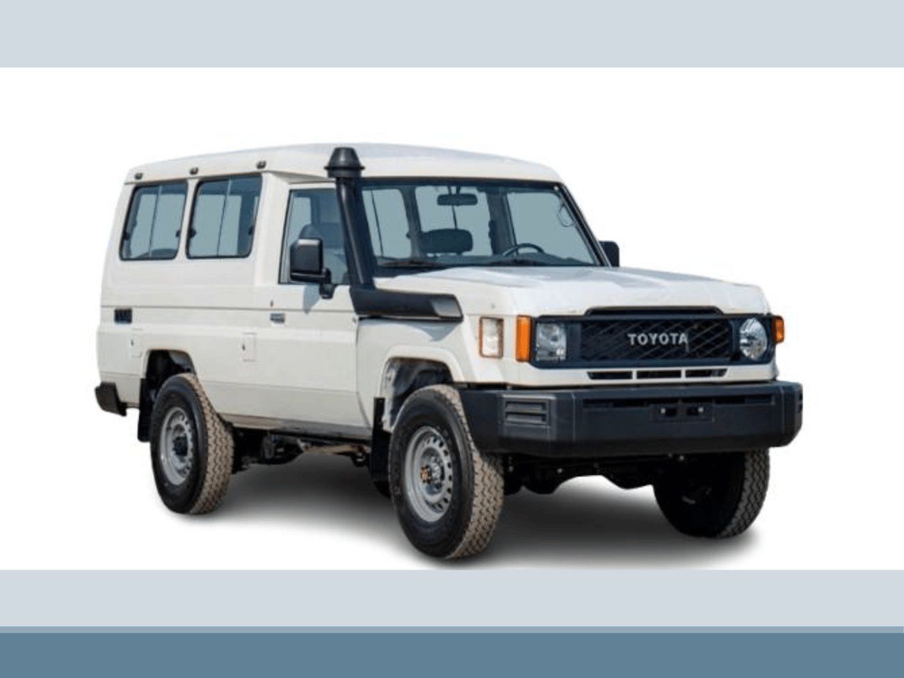 Toyota Land Cruiser 70 ECT0029 - TLC78 Hardtop 3 Doors - 4.2L Diesel Manual White -2025