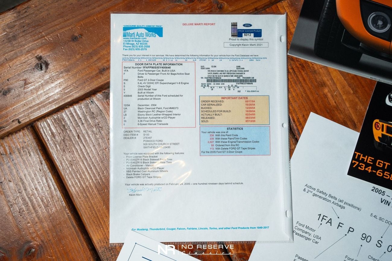 Ford GT Rare 1 of 14 Stripe Delete