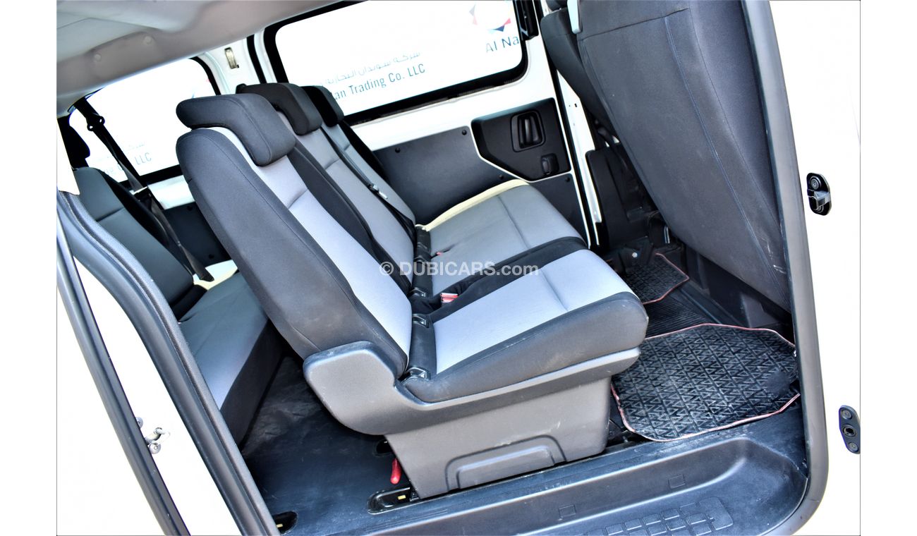 Peugeot Expert 2.0L DIESEL AUTO COMBI 9 SEATER VAN 2018 GCC AGENCY WARRANTY UP TO 2024 OR 100000KM