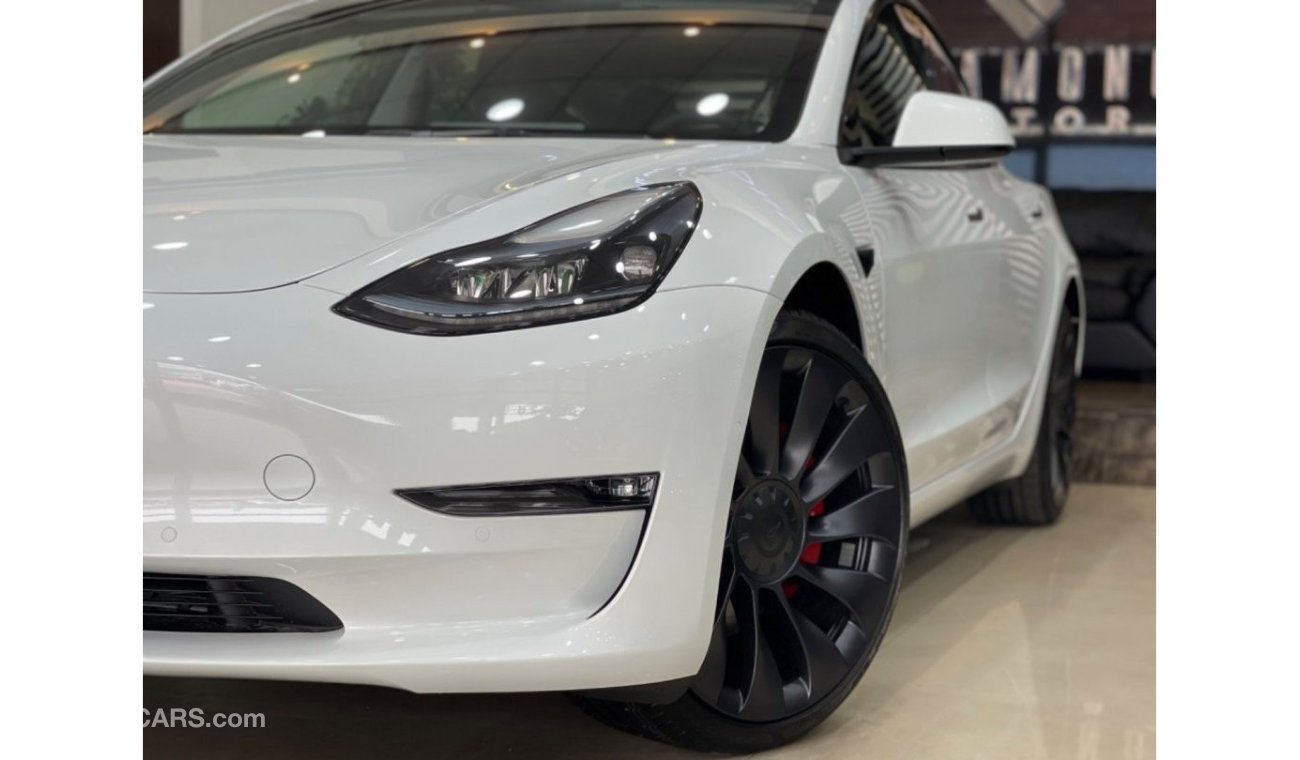 تيسلا موديل 3 Tesla model 3 performance GCC 2022 under warranty