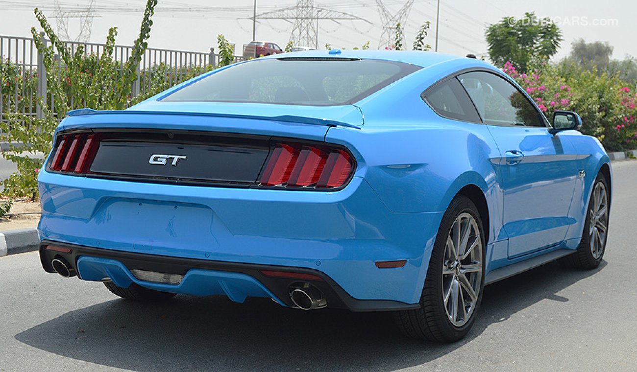 Ford Mustang GT Premium+, 5.0 V8 GCC, 0km with 3 Years or 100K km Warranty and 60K km Service at AL TAYER