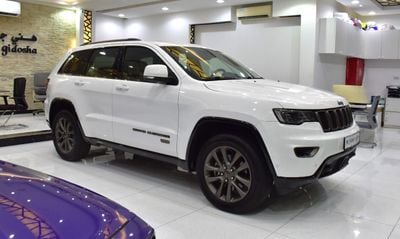 Jeep Grand Cherokee LIMITED 75TH EXCELLENT DEAL for our Jeep Grand Cherokee Limited 4x4 ( 2016 Model ) in White Color GCC Specs