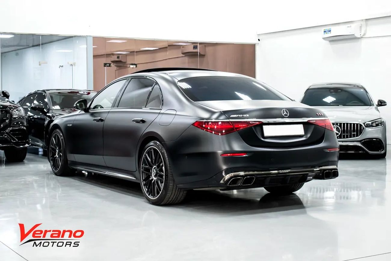 Mercedes-Benz S 63 AMG Mercedes-AMG S63 E Performance | Matte Black | Warranty Service Contract