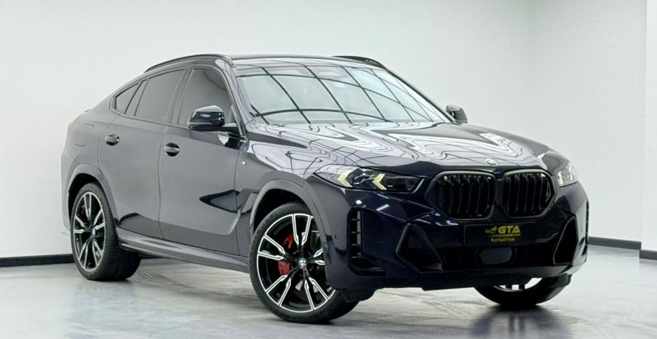 BMW X6 2025 BMW X6 xDrive40i M-Sport PRO, 2029 BMW Warranty + Service Pack, Very Low Km, Fully Loaded, GCC