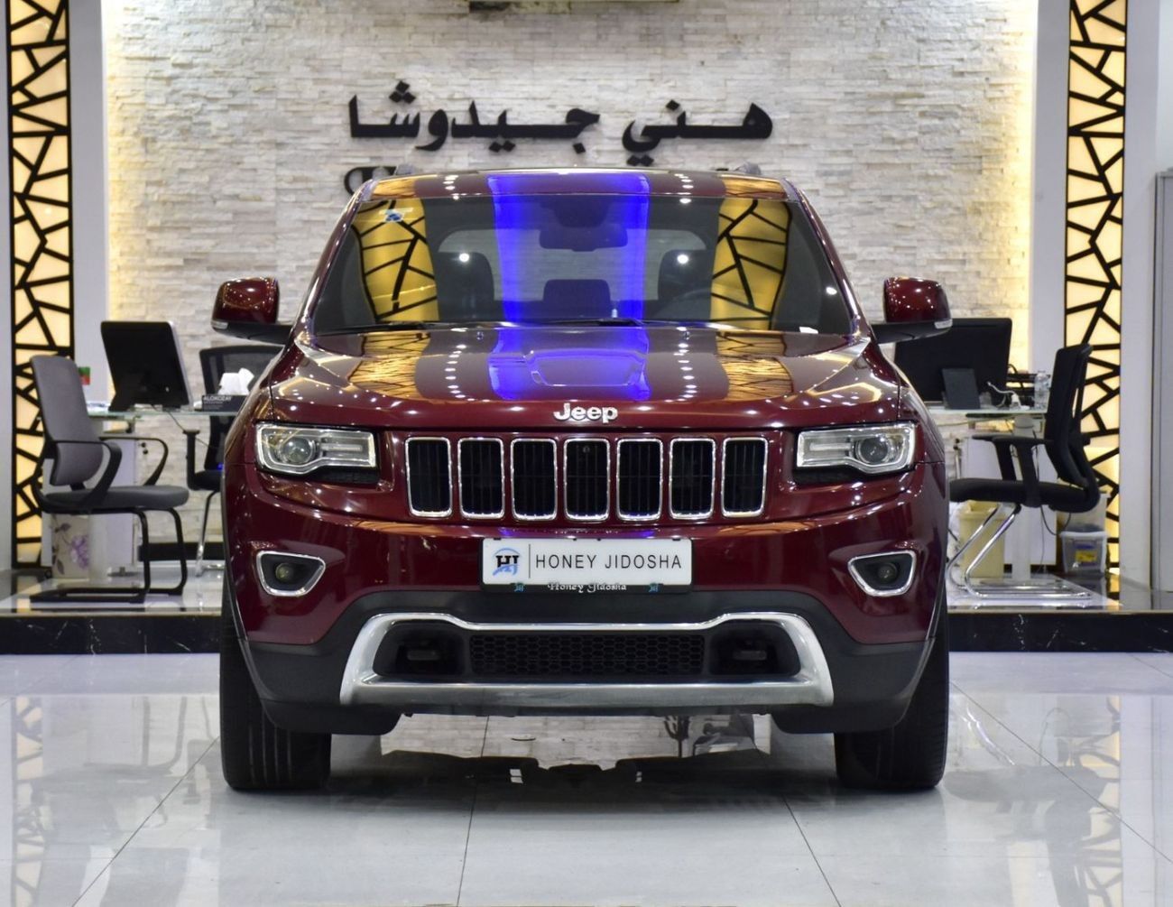 Jeep Grand Cherokee EXCELLENT DEAL for our Jeep Grand Cherokee Limited 4x4 ( 2016 Model ) in Red Color GCC Specs
