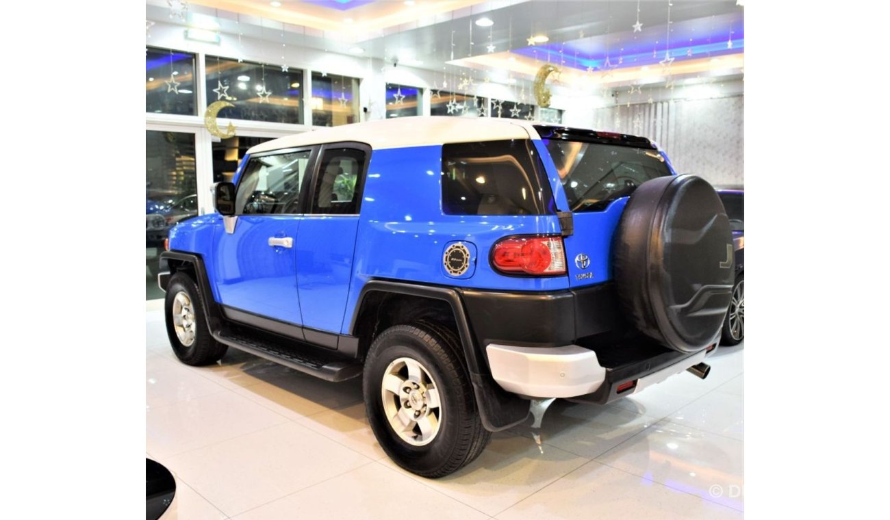 Toyota FJ Cruiser ORIGINAL PAINT ( صبغ وكاله ) Toyota FJ Cruiser 2008 Model!! in Blue Color! GCC Specs