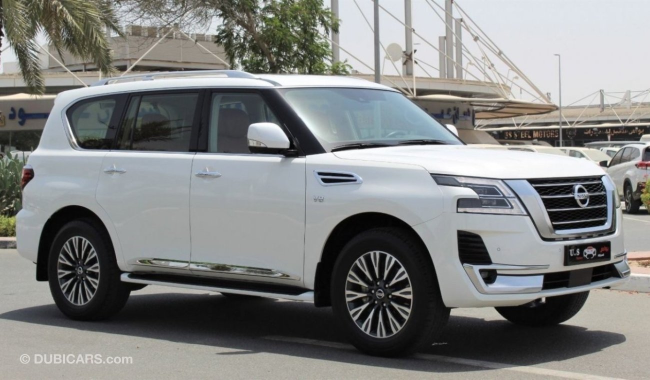 Nissan Patrol LE TITANIUM 400HP FULLY LOADED 2020 GCC SINGLE OWNER WITH WARRANTY IN MINT CONDITION