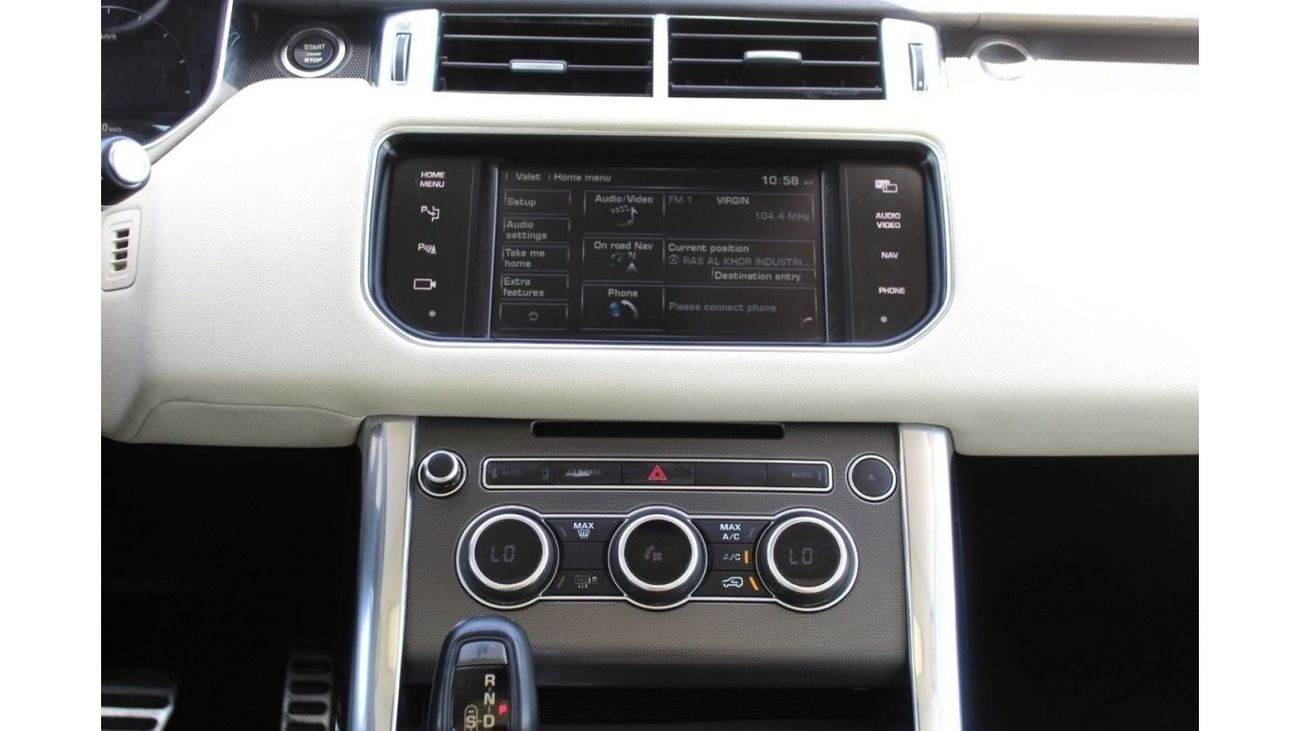 Land Rover Range Rover Sport RANGE ROVER SPORT SUPER CHARGED 5.0SC 2014 GCC LOW MILEAGE WITH FULL AGENCY SERVICE IN MINT CONDITIO