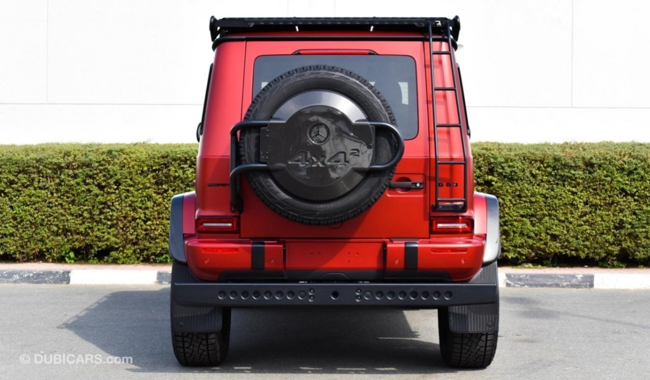 مرسيدس بنز G 63 AMG 4X4² BRAND NEW MERCEDES - BENZ G63 4X4 SQUARED 2023 RED MATE COLOR