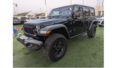 جيب رانجلر JEEP WRANGLER 2024 HYBRID 4/4 WILLYS  ALSO CHARGING WIRES AVALIBLE CAR IS CLEAN SAME LIKE  NEW ZERO