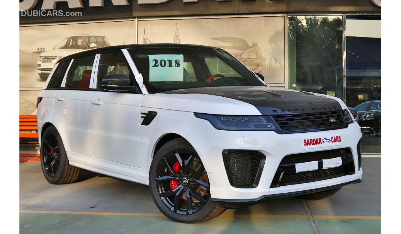 Land Rover Range Rover Sport SVR 2018 Black Rim (FOR EXPORT)