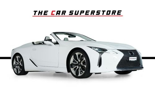 Lexus LC500 TITANIUM Convertible-GCC-Collectors Car-Mint Condition-Naturally Aspirated V8