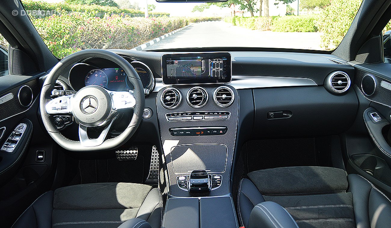 Mercedes-Benz C200 AMG 2020, I-4 Engine, GCC, 0km with 3 Years or 100,000km Warranty # Wireless Mobile Phone Charging