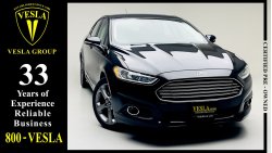 Ford Fusion GCC + FULL OPTION + LEATHER SEATS + SUNROOF + NAVIGATION / UNLIMITED MILEAGE WARRANTY / 622 DHS P.M.