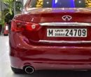 إنفينيتي Q50 EXCELLENT DEAL for our Infiniti Q50 2.0t ( 2016 Model ) in Red Color GCC Specs
