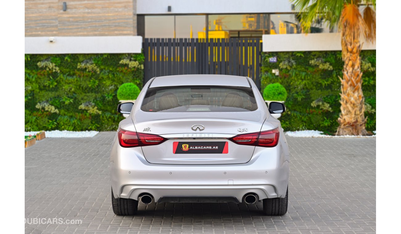 إنفينيتي Q50 Turbo | 1,565 P.M  | 0% Downpayment | Spectacular Condition!