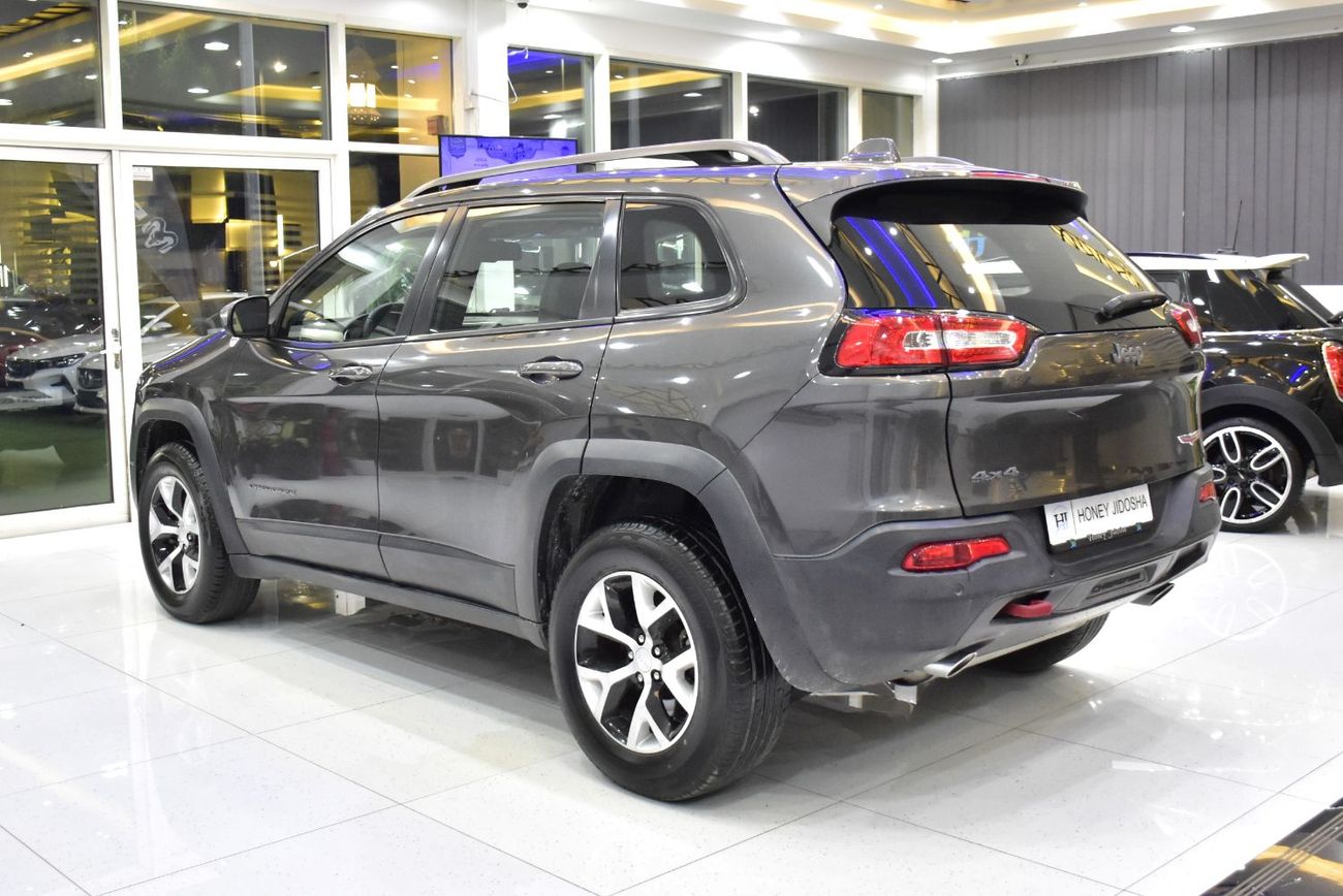 Jeep Cherokee EXCELLENT DEAL for our Jeep Cherokee TrailHawk ( 2014 Model ) in Grey Color GCC Specs