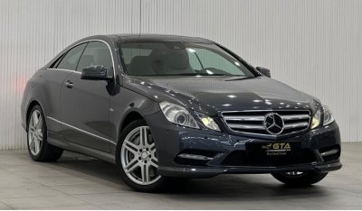 مرسيدس بنز E 500 Std 2012 Mercedes Benz E500 AMG Coupe, Service History, Excellent Condition