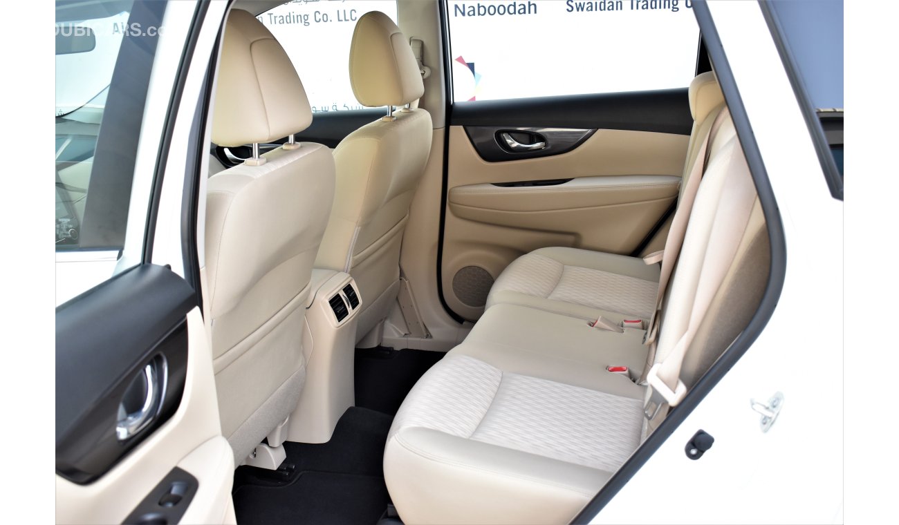 Nissan XTrail AED 1856 PM | 0% DP | 1.6L S GCC DEALER WARRANTY TILL 2024