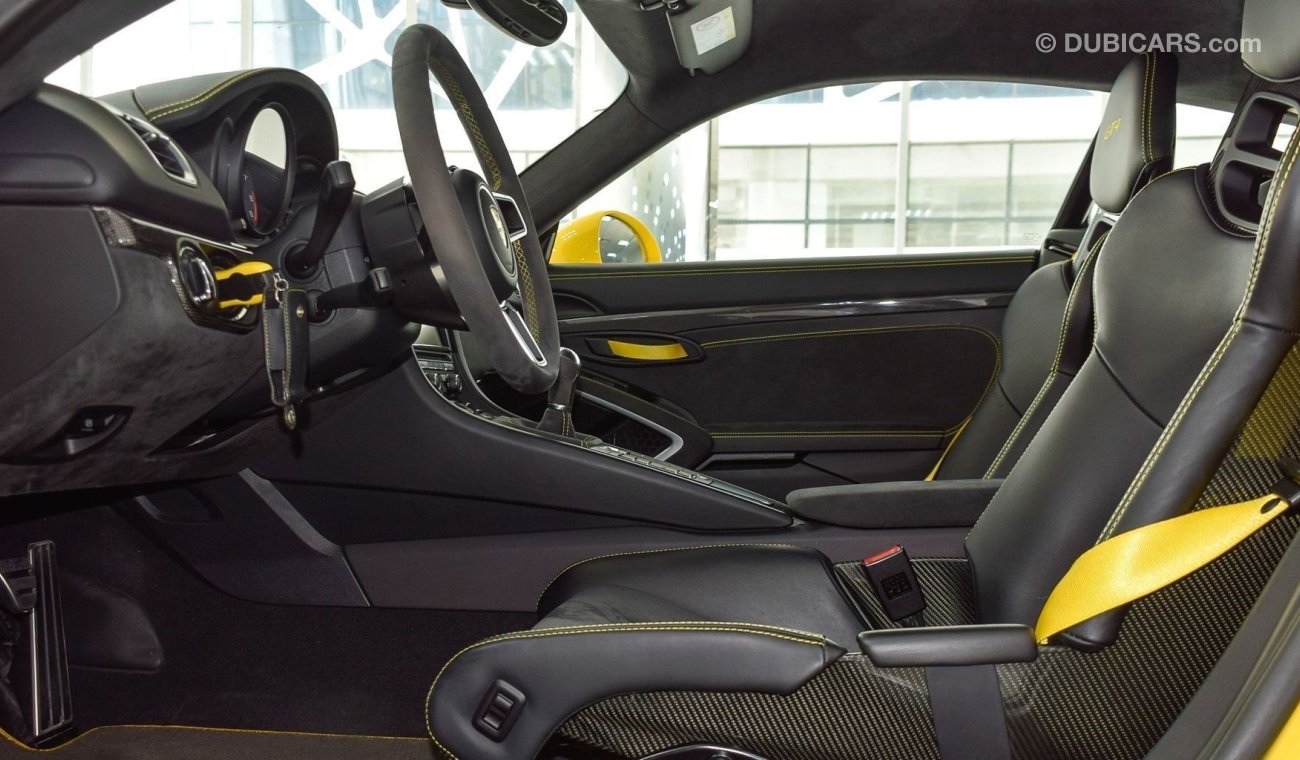 Porsche Cayman GT4 Full factory race seat option / PPF'd