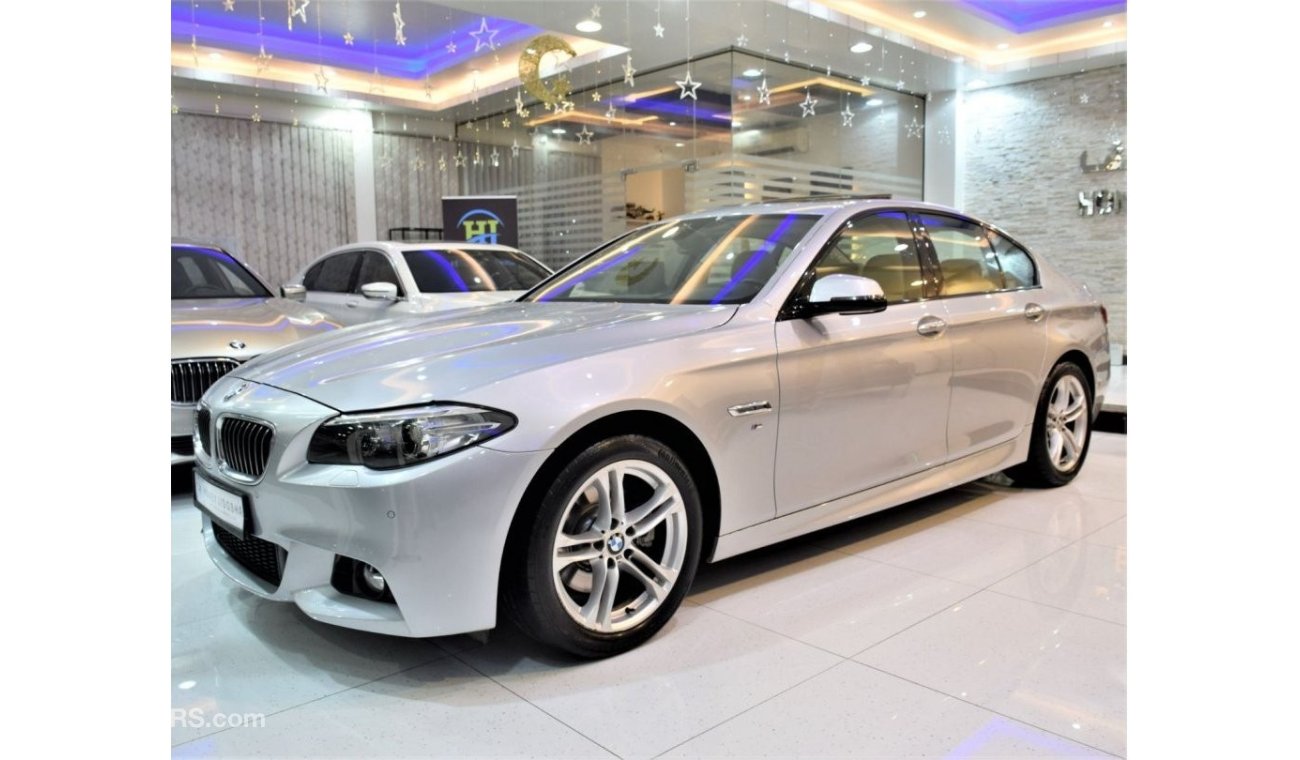 BMW 520i AED 1,272 Per Month / 0% D.P | BMW 520i M-Kit 2015 Model!! in Silver Color! GCC Specs