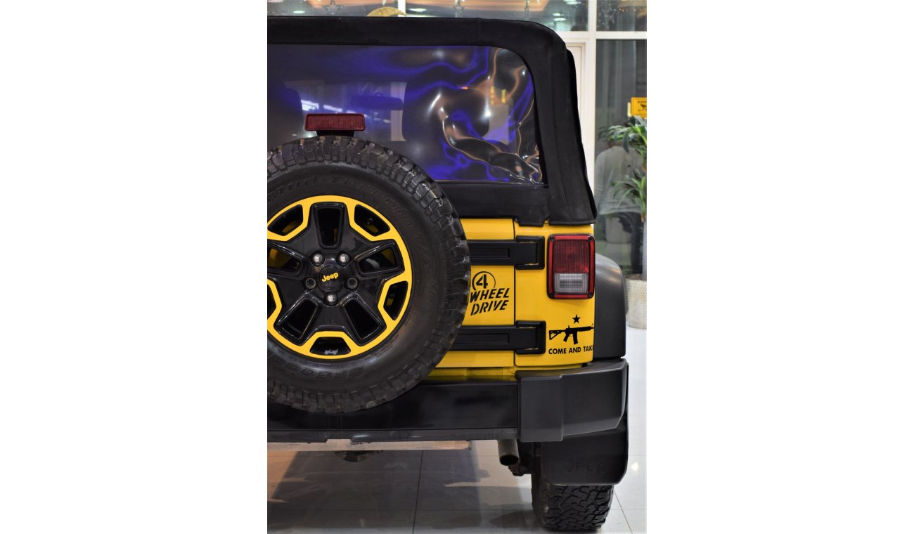 جيب رانجلر EXCELLENT DEAL for our Jeep Wrangler Willys Soft Top Convertible 2015 Model!! in Yellow Color! Ameri