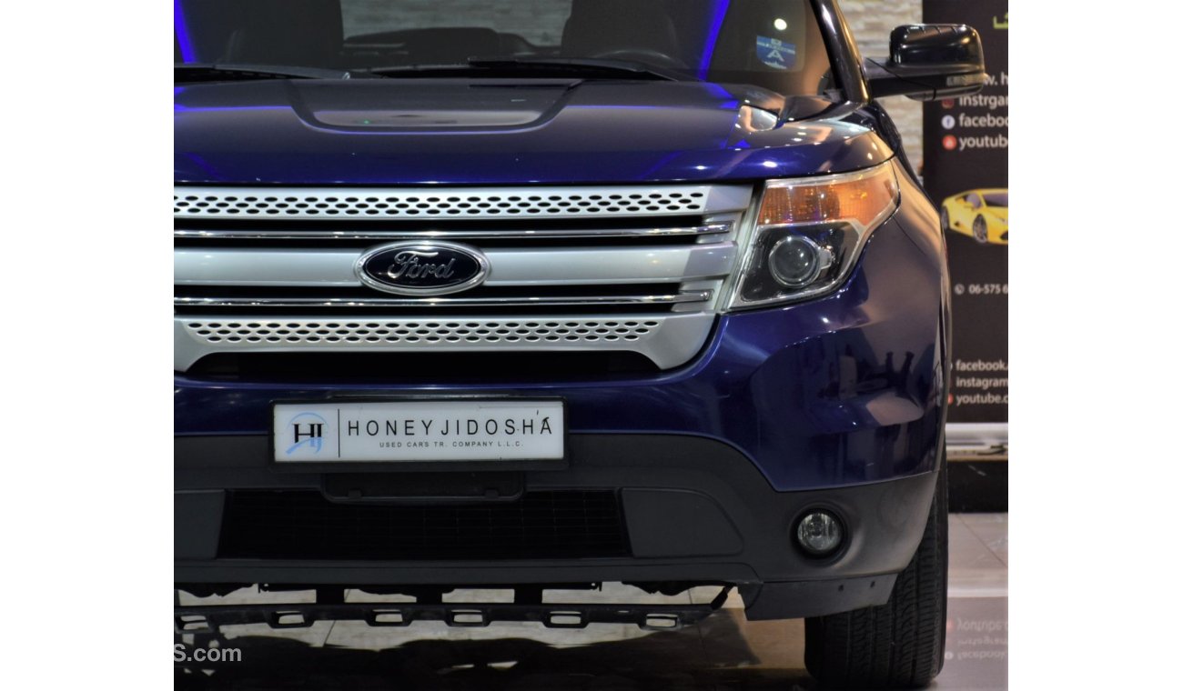 فورد إكسبلورر EXCELLENT DEAL for our Ford Explorer XLT 4WD ( 2013 Model! ) in Blue Color! GCC Specs