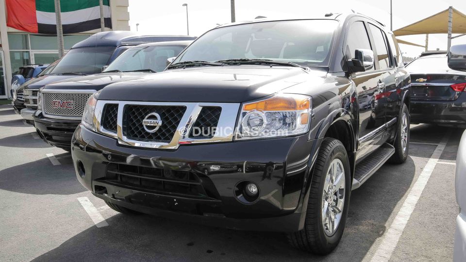 Nissan Armada Platinum For Sale Aed 68 000 Brown 2014