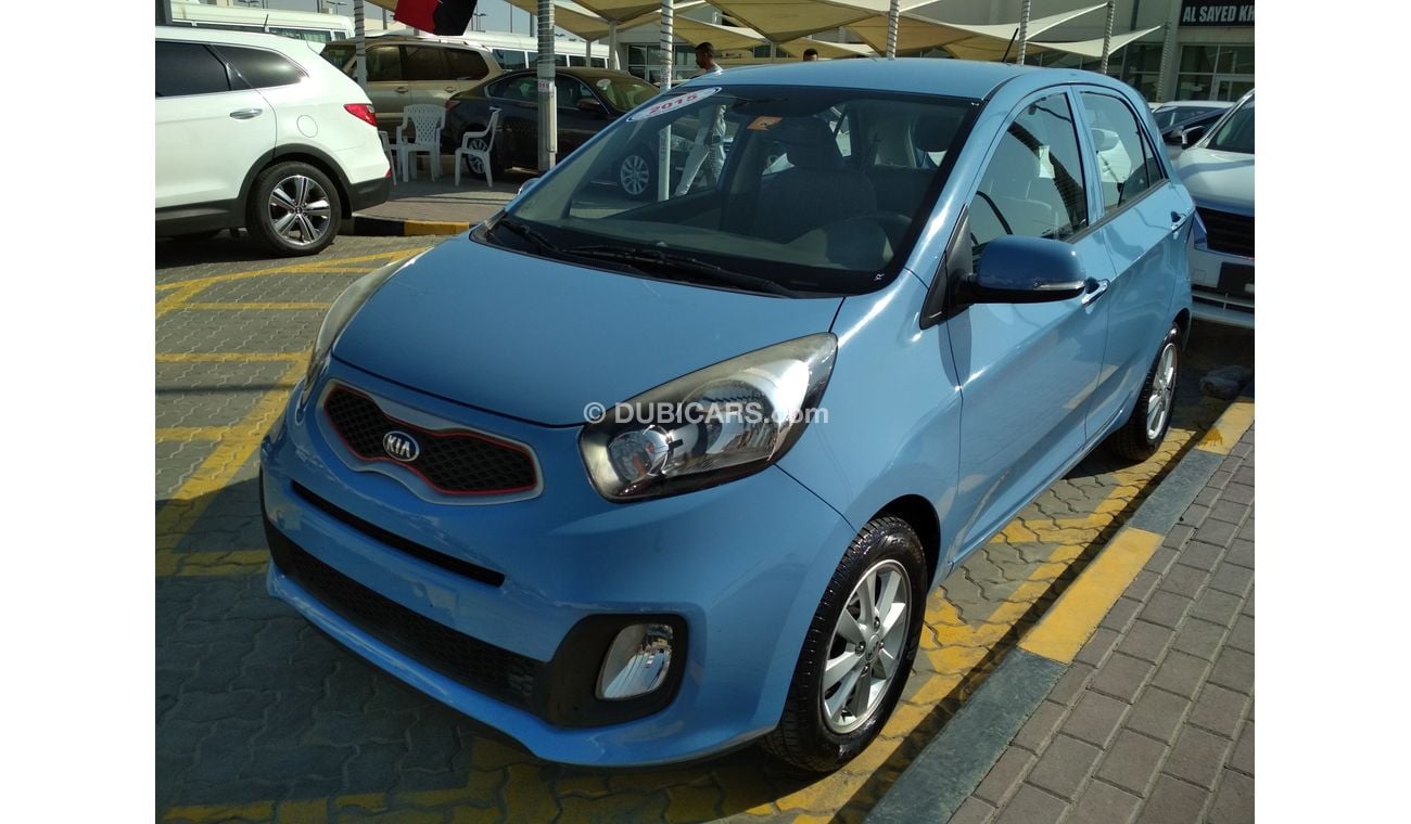 كيا بيكانتو 2015 سماوى خليجى تشيكات وكالة بدون صبغ بدون حوادث ممتازة ماشية قليل