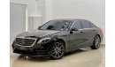 Mercedes-Benz S 560 2019 Mercedes S 560 4MATIC, Service History, Warranty, GCC