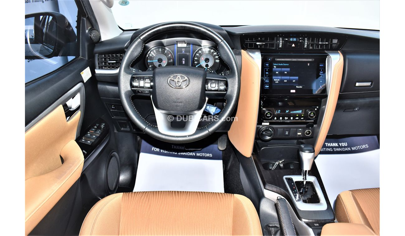 تويوتا فورتونر AED 1664 PM | 4.0L GXR V6  4WD GCC DEALER WARRANTY