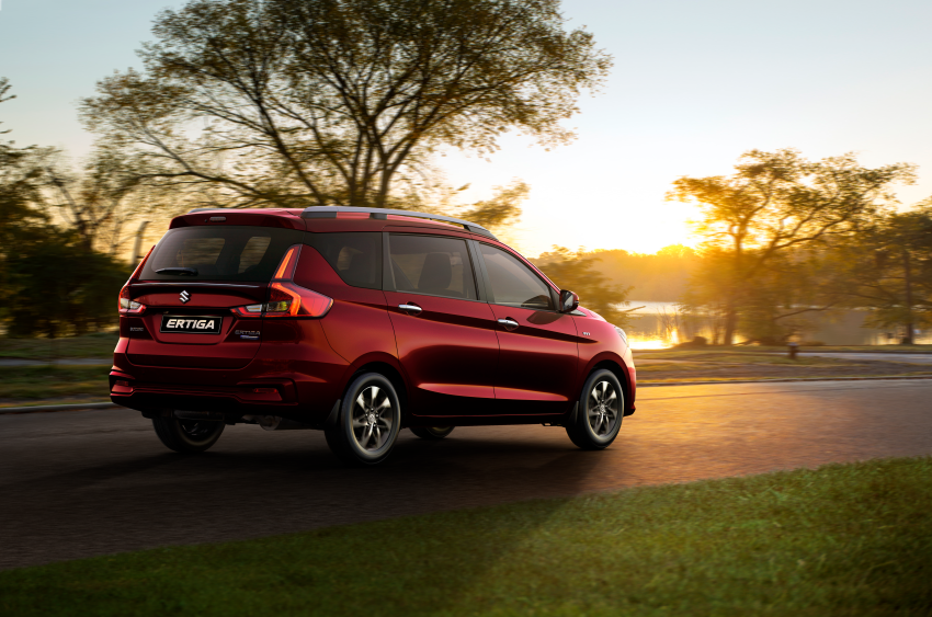 Suzuki Ertiga exterior - Rear Left Angled