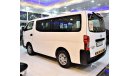 Nissan Urvan 14 Seater Van! Nissan Urvan NV350  2016 Model!! in White Color! GCC Specs