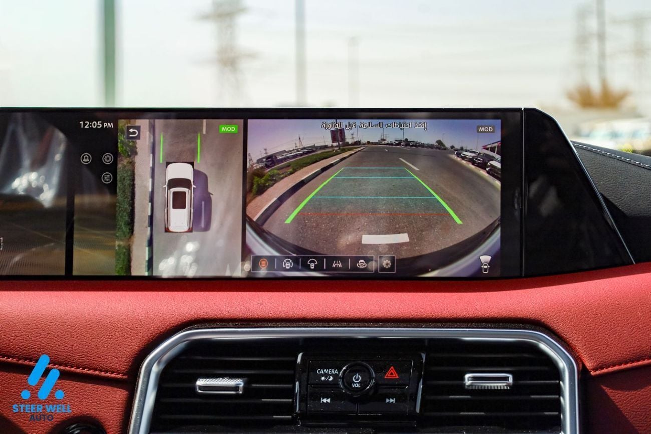 نيسان باترول LE Platinum | GCC | 3.5L V6 | AWD | Red Inter | 8-Seater SUV | Height Control | Export