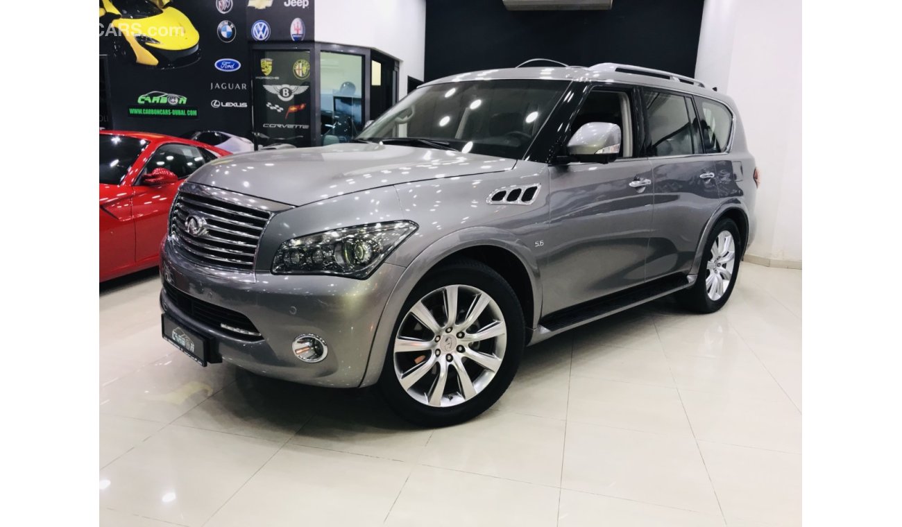 إنفينيتي QX80 - 2014 - GCC - ONE YEAR WARRANTY - ( 1,350 AED PER MONTH )