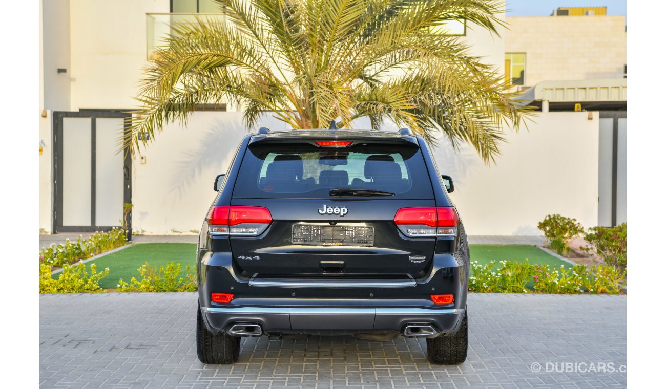 Jeep Grand Cherokee Summit 5.7L V8 - GCC - AED 1,841 Per Month - 0% Down Payment