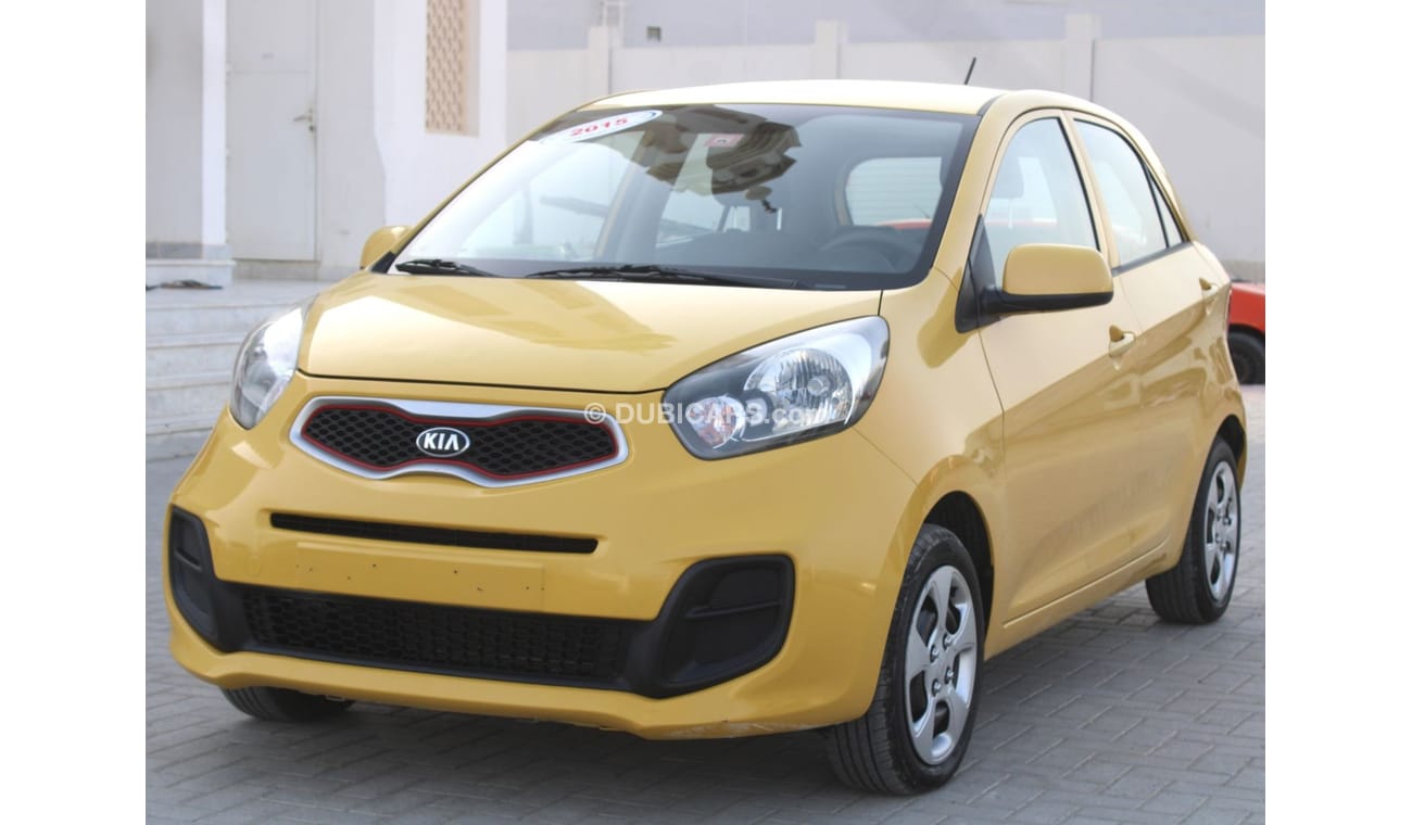 Kia Picanto KIA PICANTO 2015 YELLOW GCC EXCELLENT CONDITION WITHOUT ACCIDENT