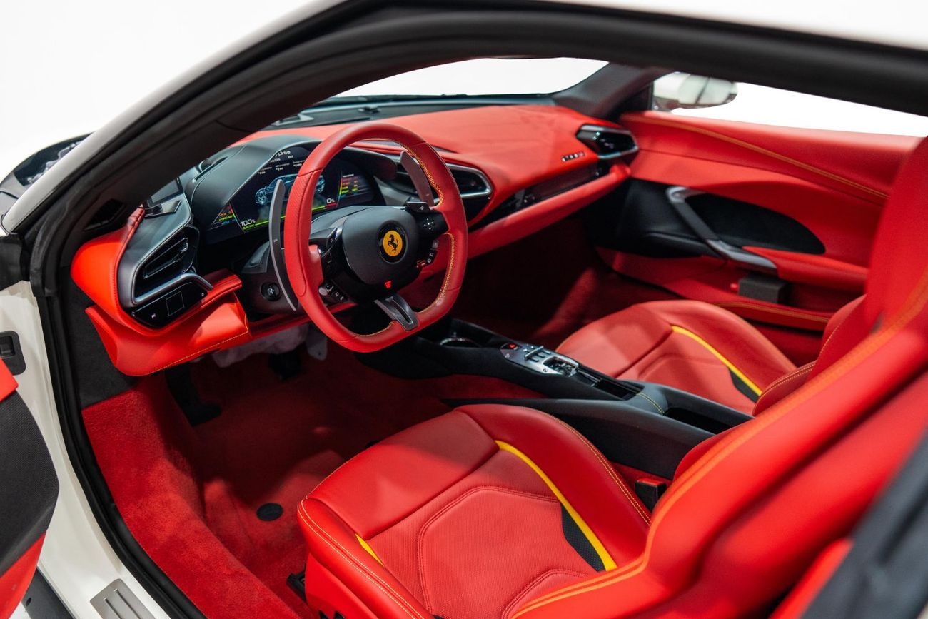 Ferrari 296 GTB 296 GTB | FRONTLIFT | TWO TONE INTERIOR | ENGINE COVERS IN CARBON FIBRE | MATTE GREY WHEELS