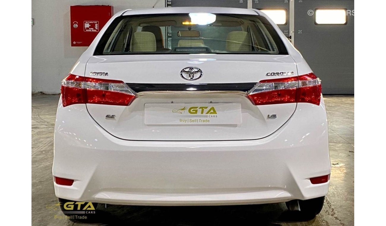 تويوتا كورولا 2015 Toyota Corolla 1.6L, Warranty, Service History, GCC, Low Kms