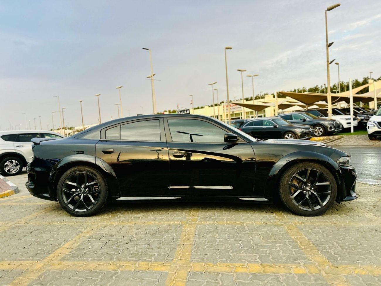 Dodge Charger 5.7L R/T | Monthly AED 1360/- | 0% DP | Widebody Kit | Custom Leather Seats | # 65894