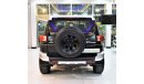 Toyota FJ Cruiser FULL SERVICE HISTORY! EXCELLENT DEAL for this Toyota FJ CRUISER GX.R 2015 Model!! GCC Specs