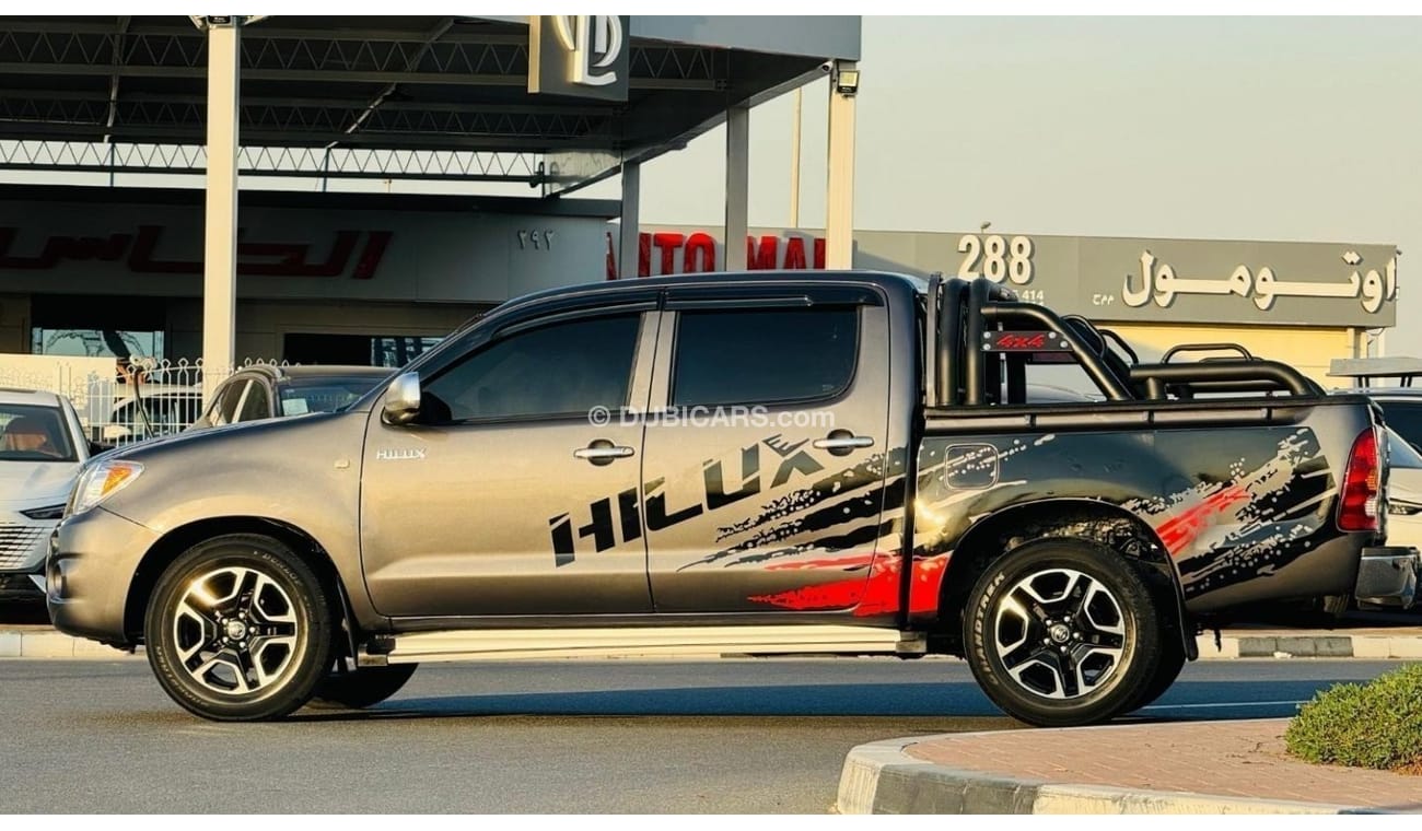 Toyota Hilux 2008 | LHD | MANUAL | DOUBLE CABIN | DIESEL | PREMIUM RED LEATHER SEATS | SPORTS BAR