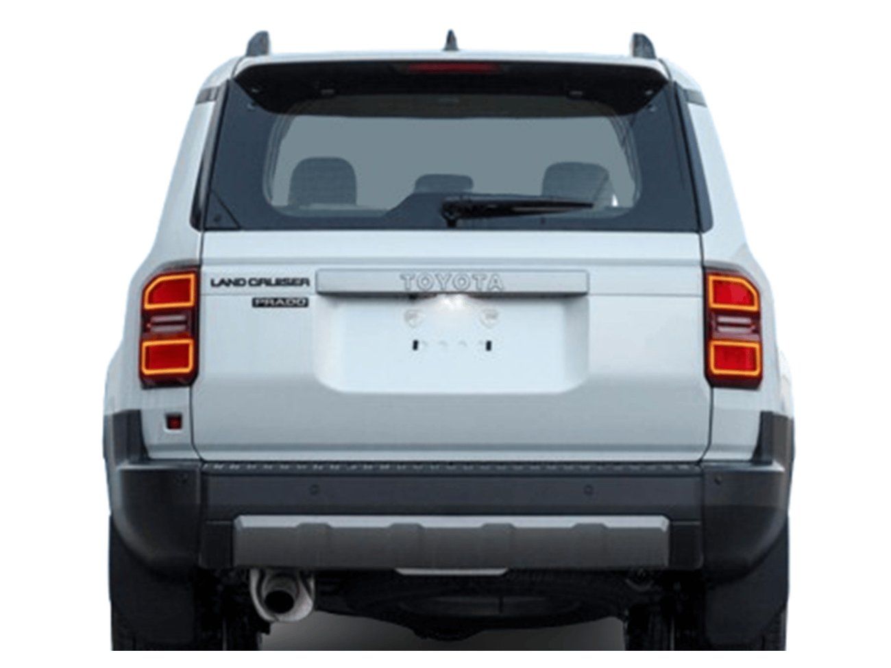 تويوتا برادو Mid ECTP2M021 – 2026 Toyota Prado – 2.7L Petrol Auto – White with Black Beige Interior