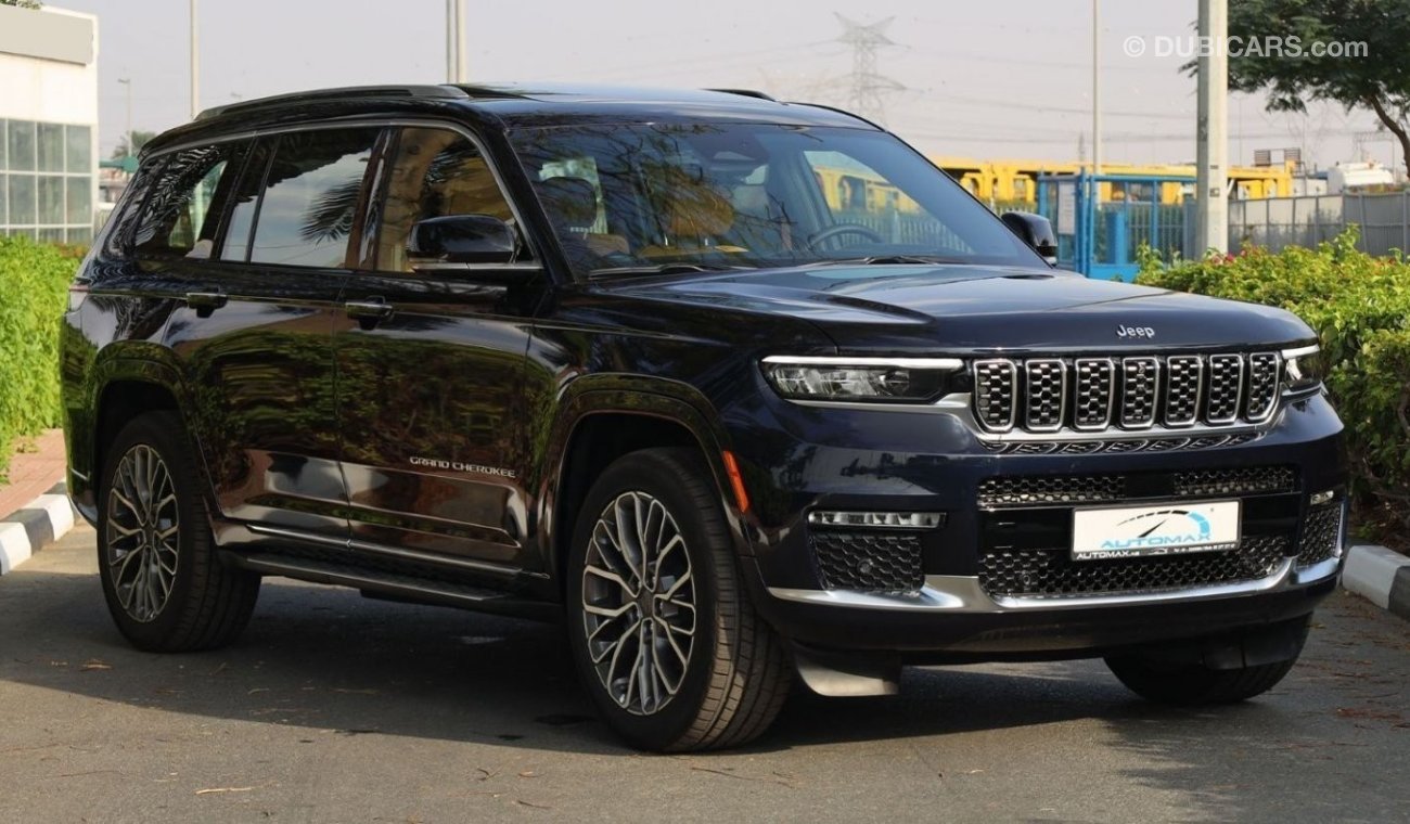 Jeep Grand Cherokee L Summit Reserve Luxury Night Vision 4X4 , 2023 GCC , 0Km , With 3 Years or 60K Km Warranty
