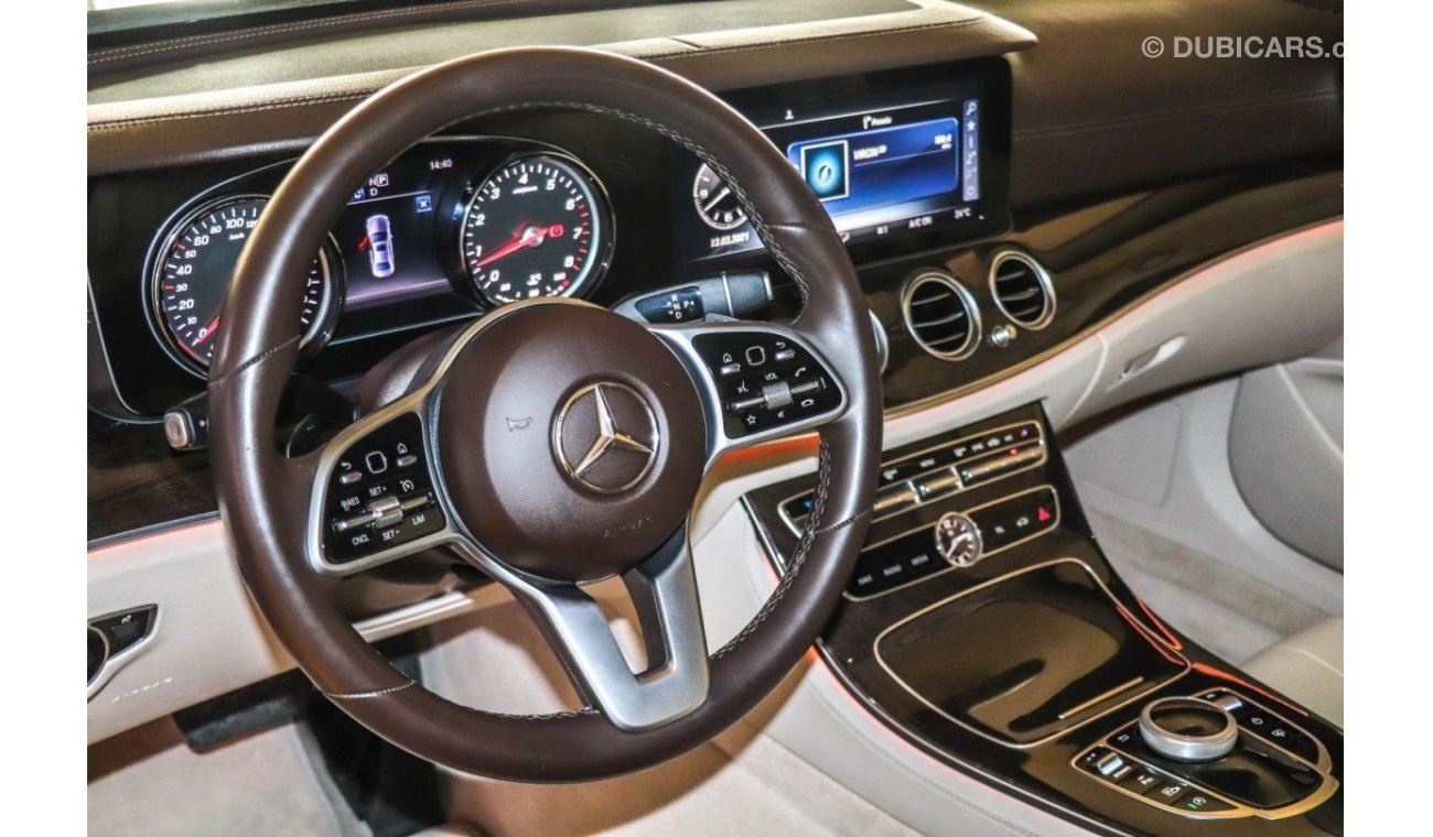 مرسيدس بنز E 200 Mercedes Benz E200 2019 GCC under Warranty with Zero Down-Payment.