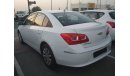 Chevrolet Cruze WHITE 2017 GCC NO ACCIDENT NO PAIN PERFECT