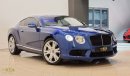 بنتلي كونتيننتال جي تي 2015 Bentley Continental GT, Full Service History, GCC