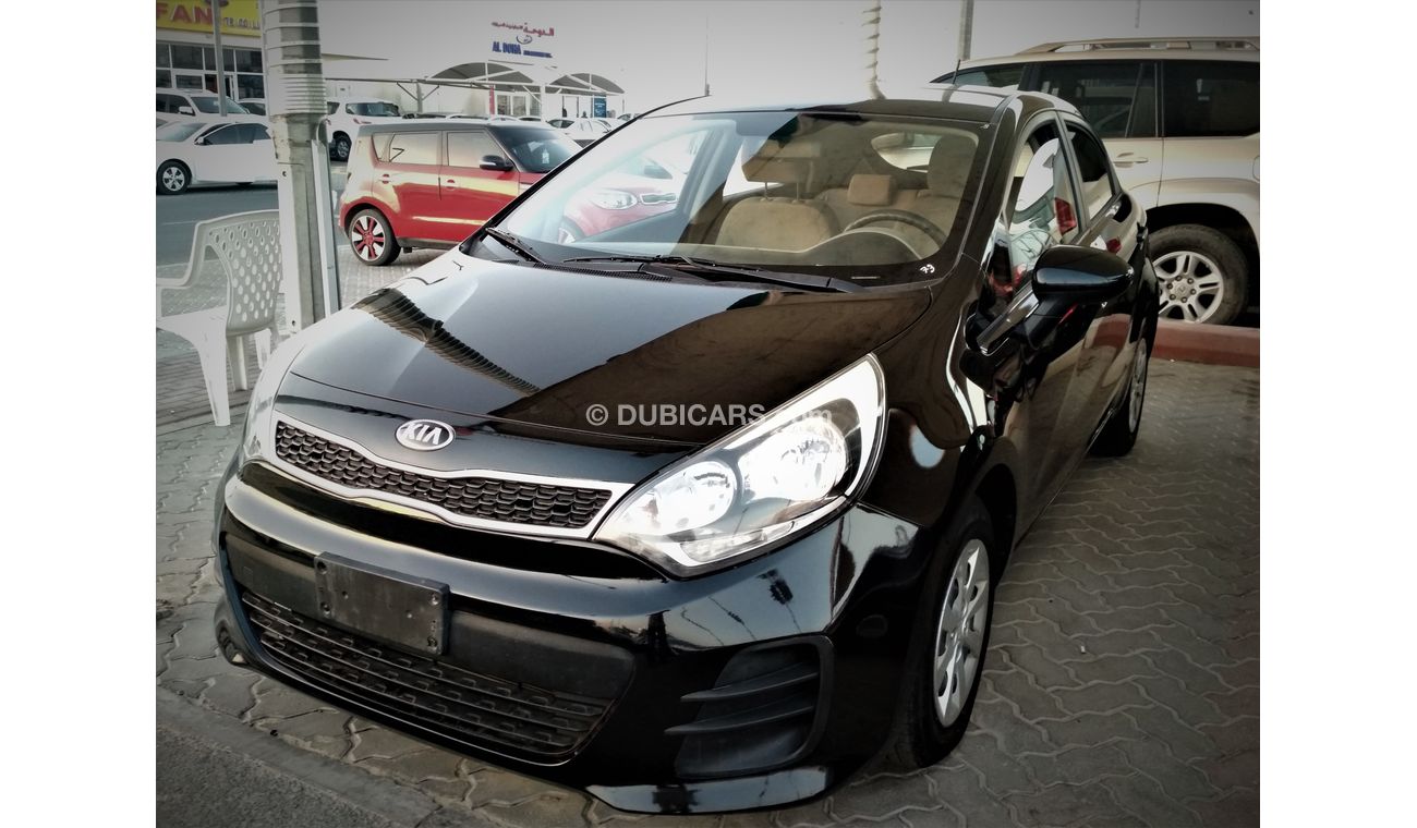 Kia Rio 2015 BLACK GCC NO ACCIDENT NO ACCIDENT PERFECT