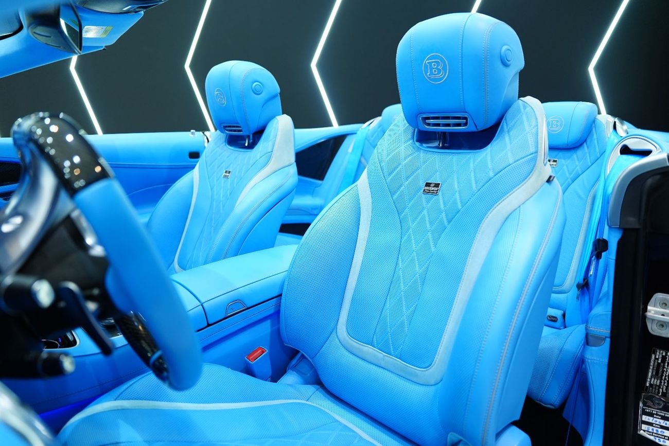 مرسيدس بنز S 500 Cabriolet, Special Edition, BRABUS KIT, Very Low KM, GCC Specs!!