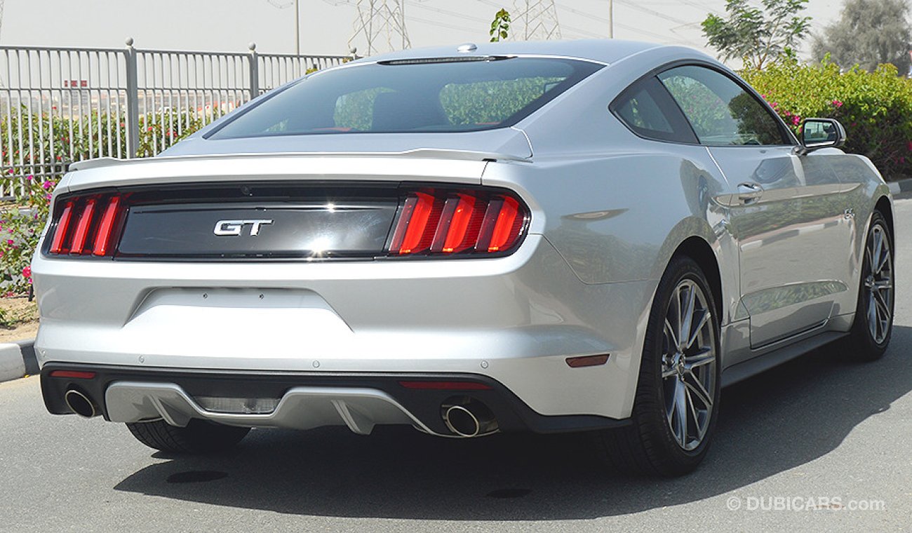 Ford Mustang GT PREMIUM+, 5.0 V8-GCC, 0km with 3Yrs or 100K km Warranty and 60K km Service at AL TAYER